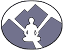 BMSNBC logo, which shows a white silhouette of a person in a sitting meditation position, in front of dark grey mountains, against a white background.